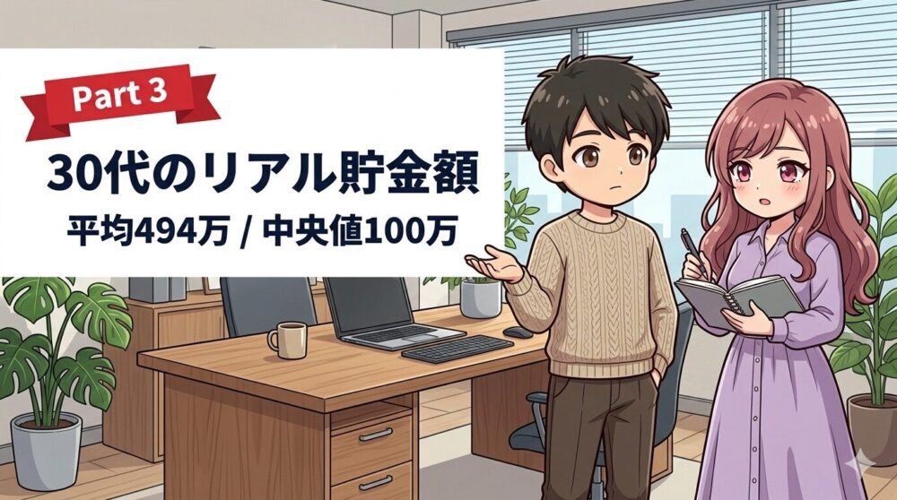 30代のリアル貯金額