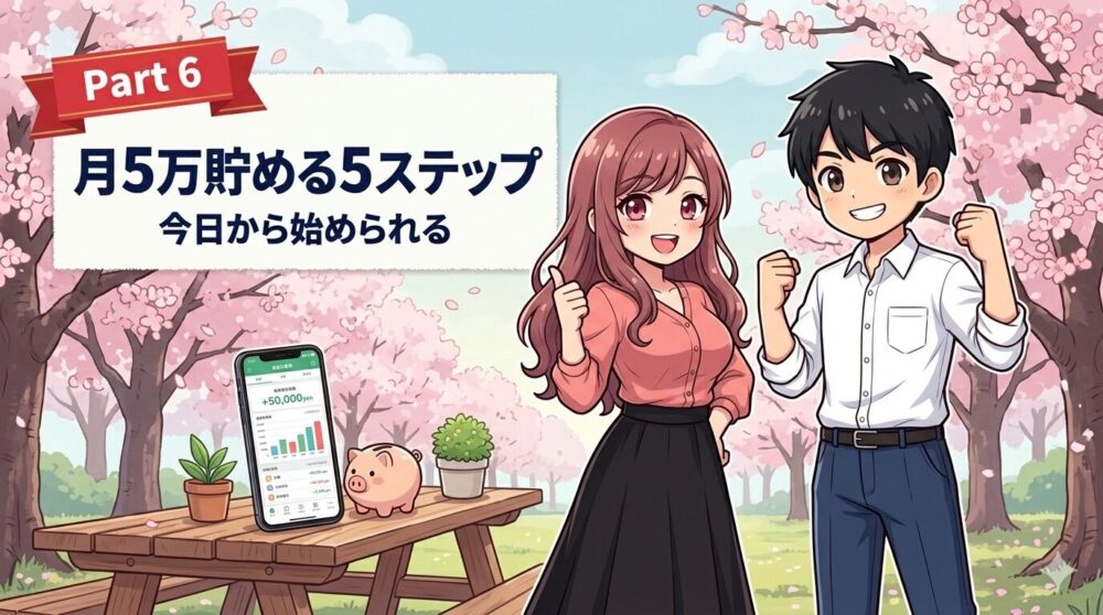 月5万貯める5ステップ