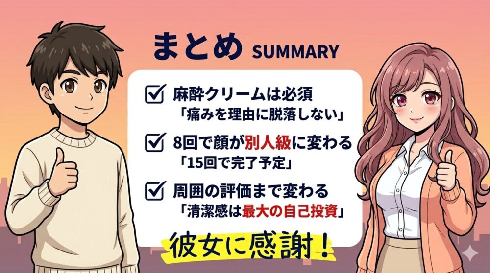 まとめチェックリストのイラスト