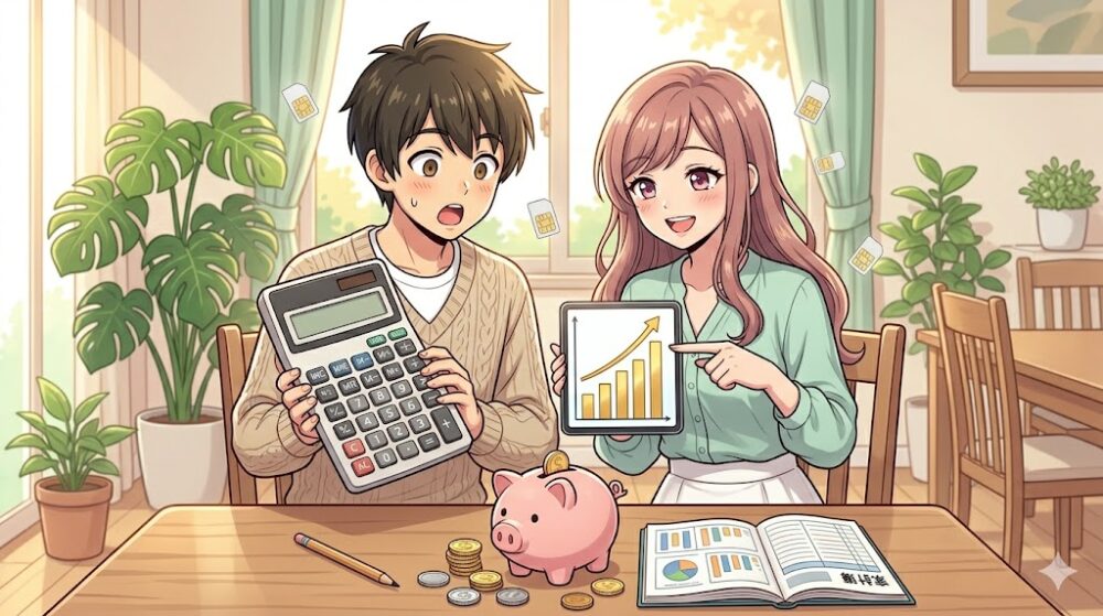 格安SIMで節約できる金額