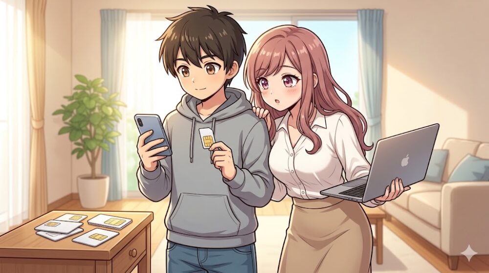 格安SIMへの乗り換え手順