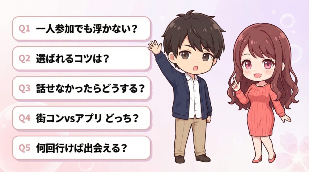 よくある質問に答えるキャラクター・ルナのイラスト