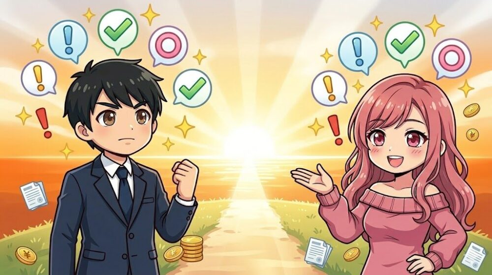 まとめ・未来に向かって一歩を踏み出す・コウタとルナ