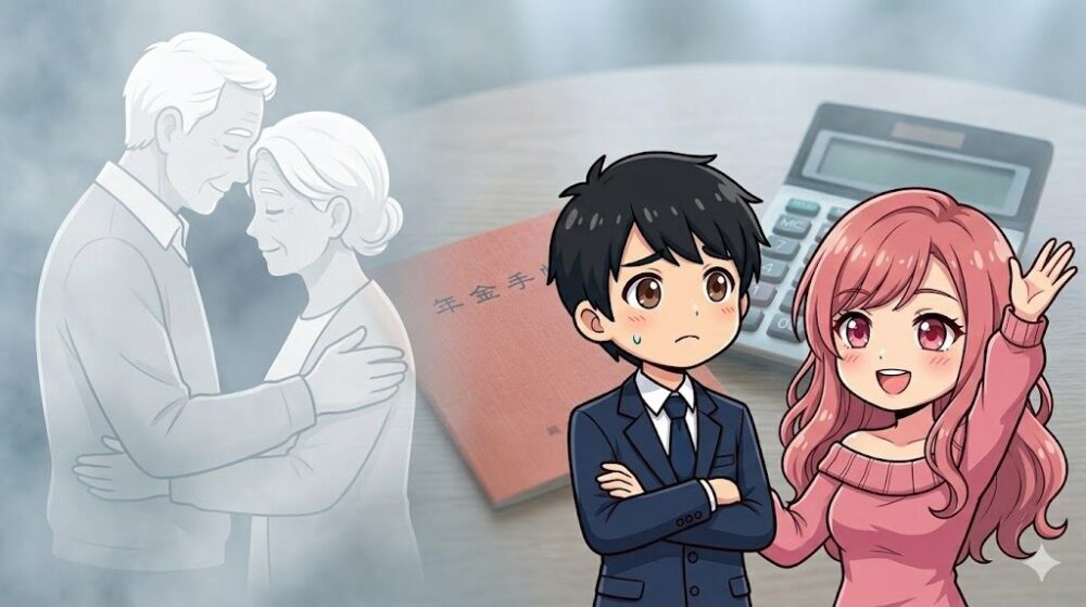 老後2000万円問題・コウタとルナ