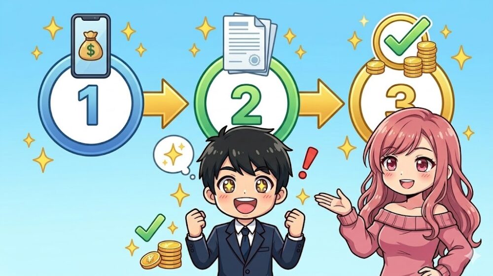 口座開設から積立設定までの手順・コウタとルナ