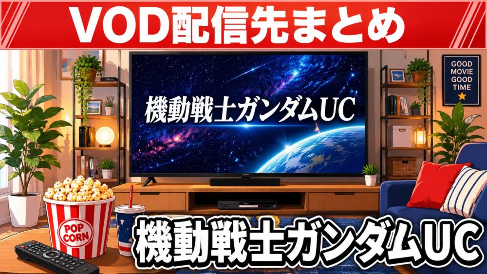 機動戦士ガンダムUCのVOD配信先まとめのアイキャッチ