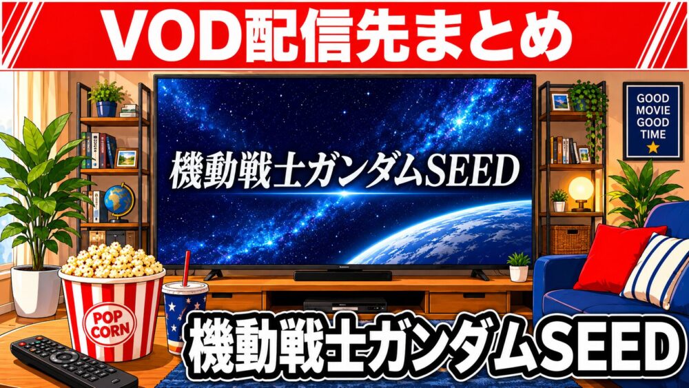 機動戦士ガンダムSEEDのVOD配信先まとめのアイキャッチ
