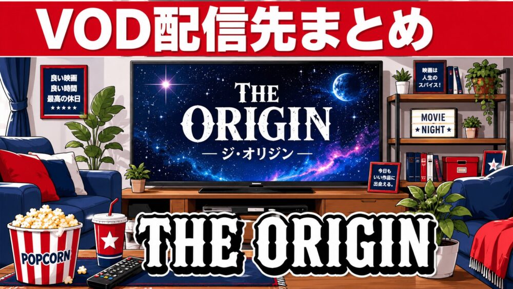 THE ORIGINのVOD配信先まとめのアイキャッチ