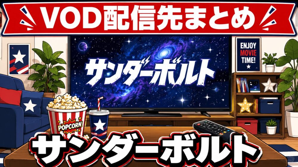 サンダーボルトのVOD配信先まとめのアイキャッチ
