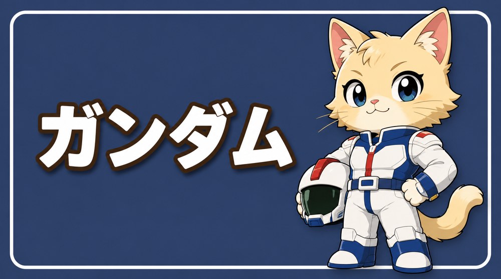 ガンダムカテゴリのカード画像(猫式)