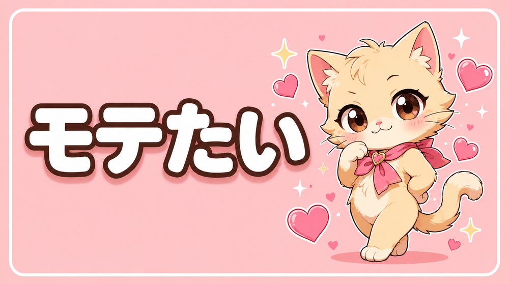 モテたいカテゴリのカード画像(猫式)