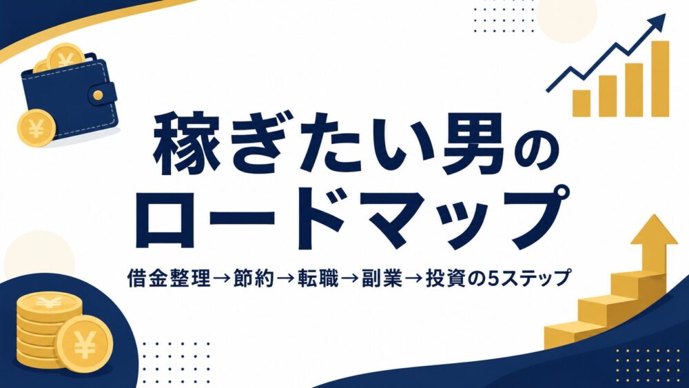 稼ぎたい男のロードマップ5ステップ