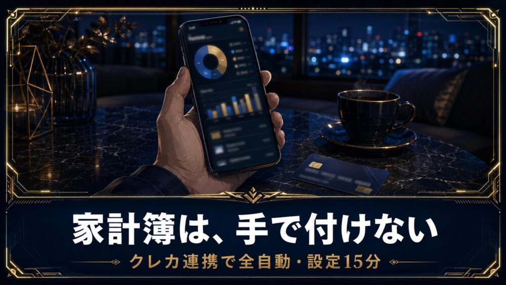 家計簿は手で付けない クレカ連携で全自動・設定15分のアイキャッチ