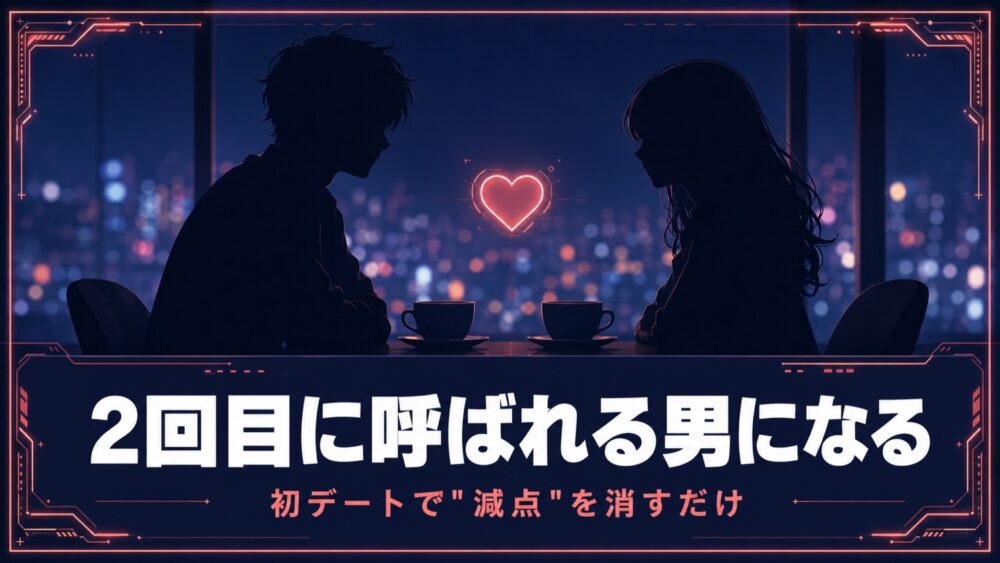 初デートで2回目につなげる方法 男が消すべき4つの減点ポイント