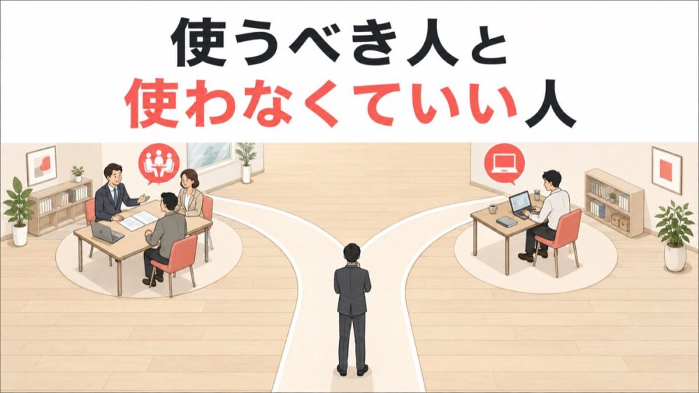 転職エージェントを使うべき人と使わなくていい人