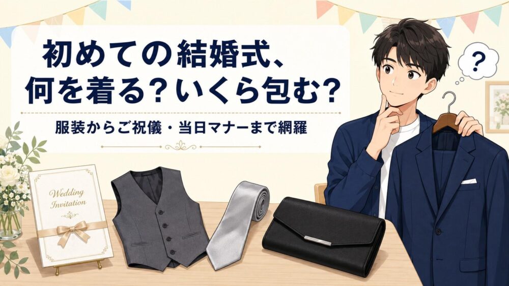 初めての結婚式、何を着る？いくら包む？服装からご祝儀・当日マナーまで網羅