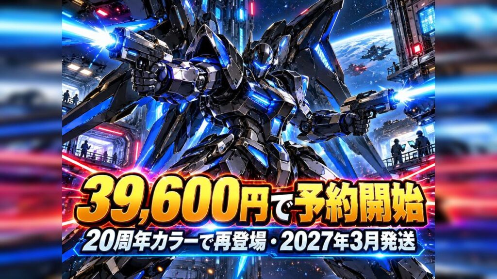 METAL BUILDストライクノワール予約開始のアイキャッチ