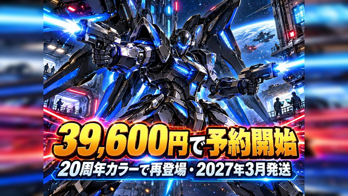 METAL BUILDストライクノワール予約開始のアイキャッチ