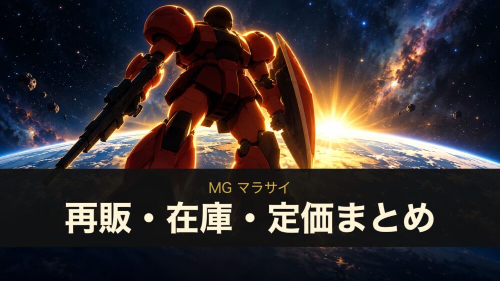 MG マラサイの再販・在庫・定価まとめ（イメージイラスト）
