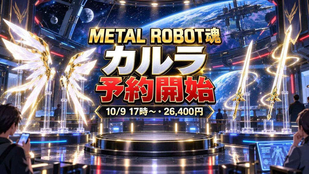 METAL ROBOT魂 カルラ 予約開始のイメージイラスト（10月9日17時・26,400円）