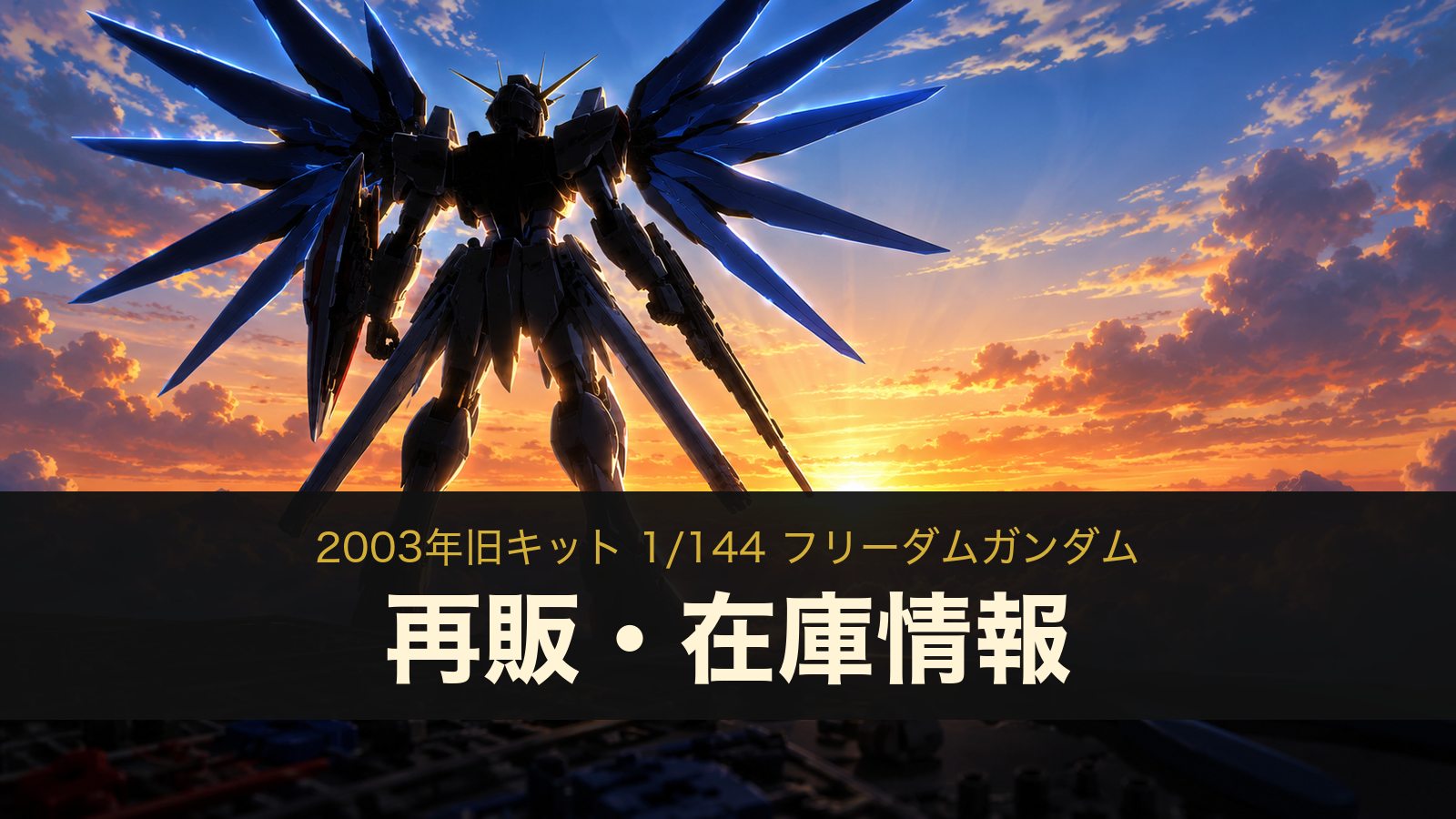 1/144 フリーダムガンダム（旧キット）の再販・在庫情報のイメージイラスト