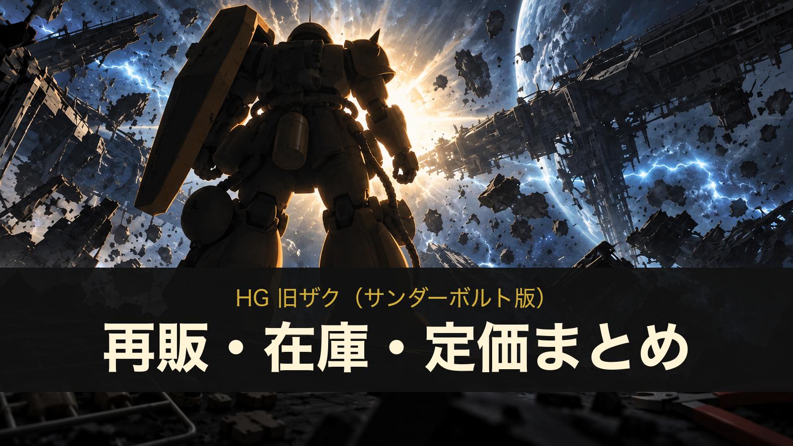 HG 旧ザク（ガンダムサンダーボルト版）のイメージイラスト